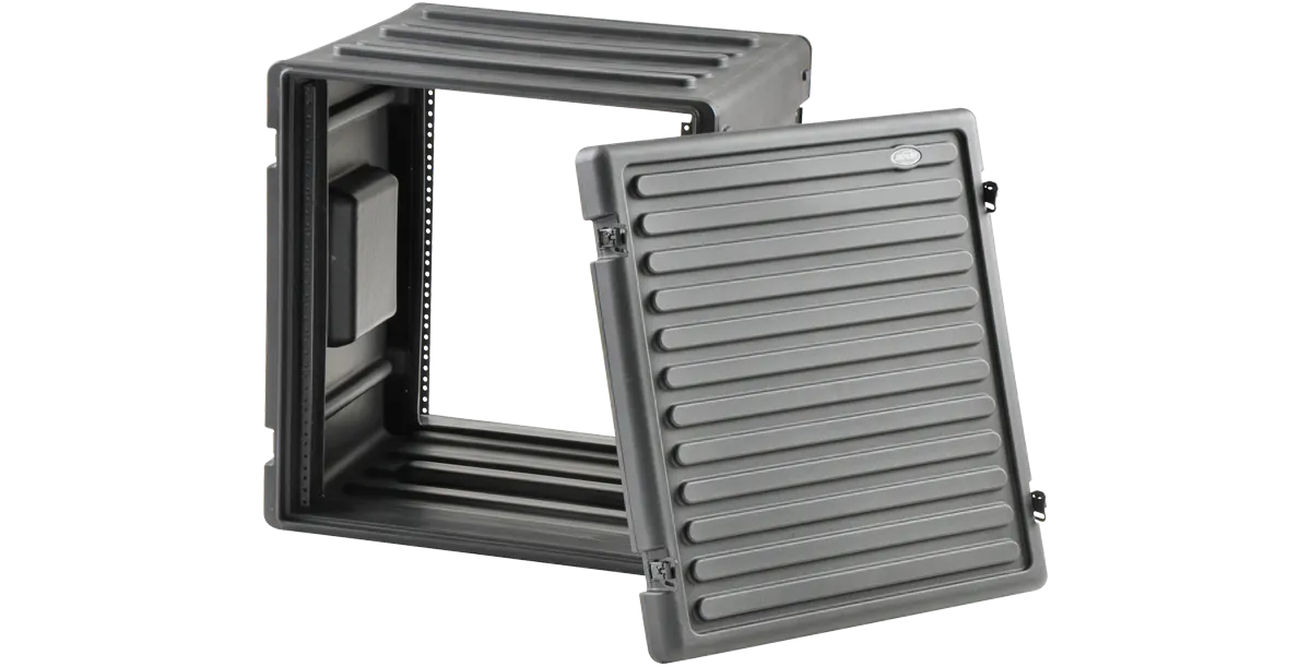 Estuche de rack 1SKB-R12U, Harderback® 1SKB-R12U, Estuche de rack resistente, Protección para equipos electrónicos, Estuche de rack impermeable, 1SKB-R12U características, Estuche de rack para 12U, Rack case LLDPE, Estuche de rack apilable, Estuche de rack con tapas impermeables, Transporte seguro de equipos, Estuche de rack con cierres de giro, Estuche de rack con patas antideslizantes, Estuche de rack profesional, 1SKB-R12U especificaciones, Rack case con roto moldura, Estuche de rack pesado, Rack case para equipos electrónicos, Estuche de rack con manijas resistentes, Estuche de rack con tornillos de montaje,